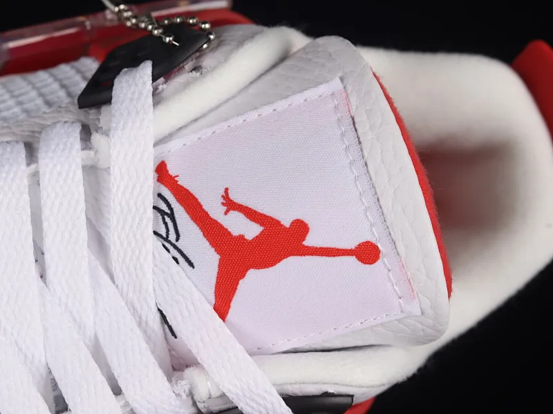All categories Air Jordan Jordan series basketball shoes Air Jordan 4 Air Jordan 4 Red "Cement" AJ4 Joe 4 red cement reverse flame red DH6927-161